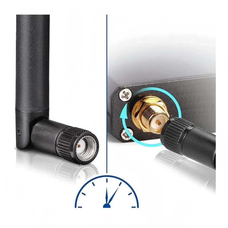 An example diagram showing one common scenario for device and antenna connector pairing. An example diagram showing one common scenario for device and antenna connector pairing.
