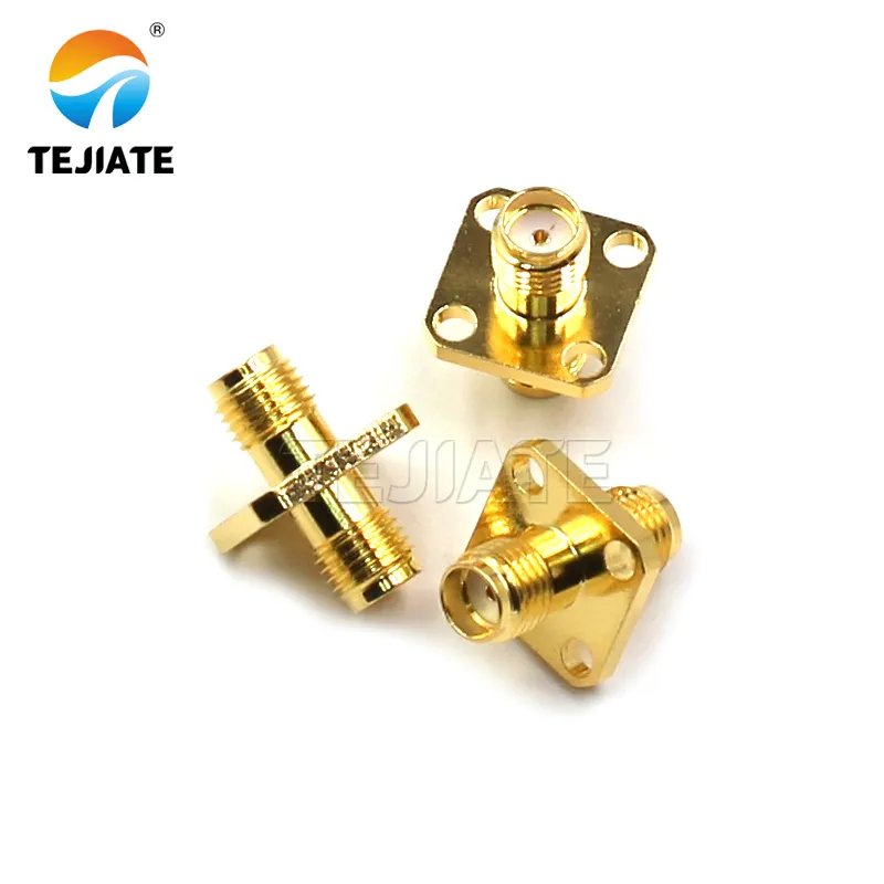 Product photo and installation schematic of Flange-type connectors. Product photo and installation schematic of Flange-type connectors.