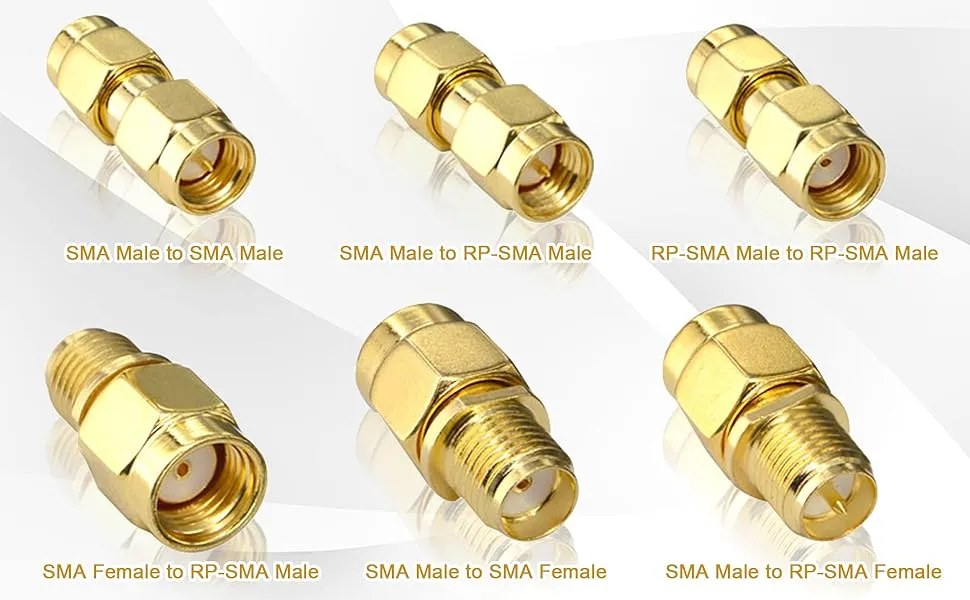 A decision tree diagram for port identification and ordering, starting from device port type and guiding through a series of questions to the correct antenna termination, cable type, and bulkhead specifications. A decision tree diagram for port identification and ordering, starting from device port type and guiding through a series of questions to the correct antenna termination, cable type, and bulkhead specifications.