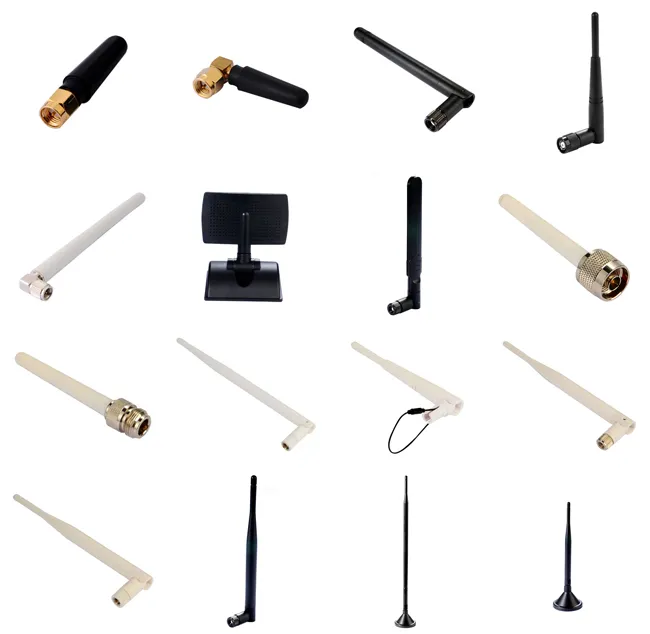 A product portfolio image showcasing a variety of WiFi antenna cables, connectors (SMA/RP-SMA male/female), and possibly including accessories like bulkheads and adapters. A product portfolio image showcasing a variety of WiFi antenna cables, connectors (SMA/RP-SMA male/female), and possibly including accessories like bulkheads and adapters.