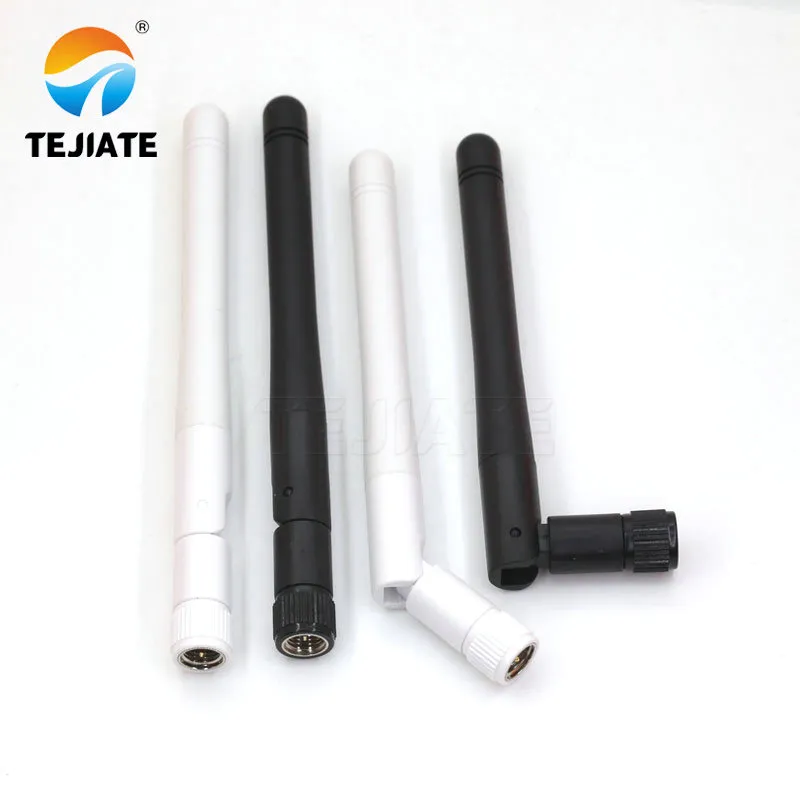 Diagram of a wireless 2.4 GHz RF transceiver module with an SMA antenna interface Diagram of a wireless 2.4 GHz RF transceiver module with an SMA antenna interface