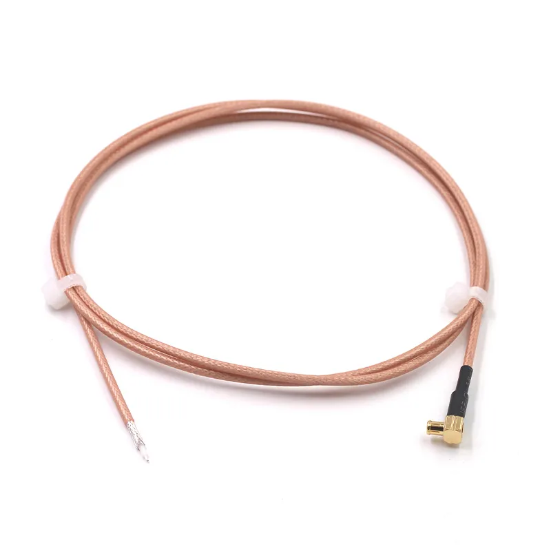 Diagram showing the pairing of an MMCX connector with RG316 coaxial cable. Diagram showing the pairing of an MMCX connector with RG316 coaxial cable.