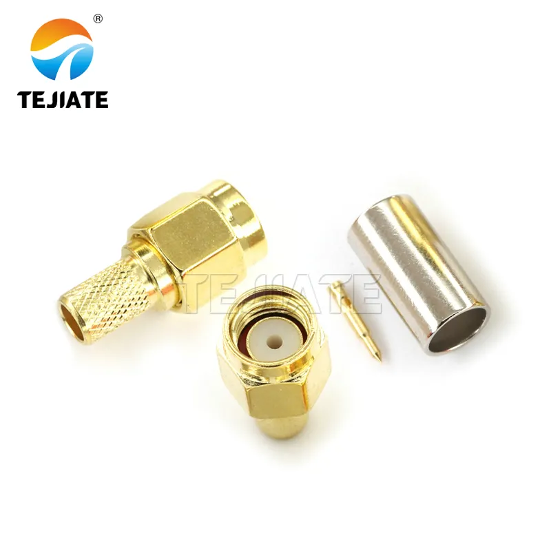 Diagram showing the SMA connector as a 50-ohm coaxial structure from a specification perspective. Diagram showing the SMA connector as a 50-ohm coaxial structure from a specification perspective.