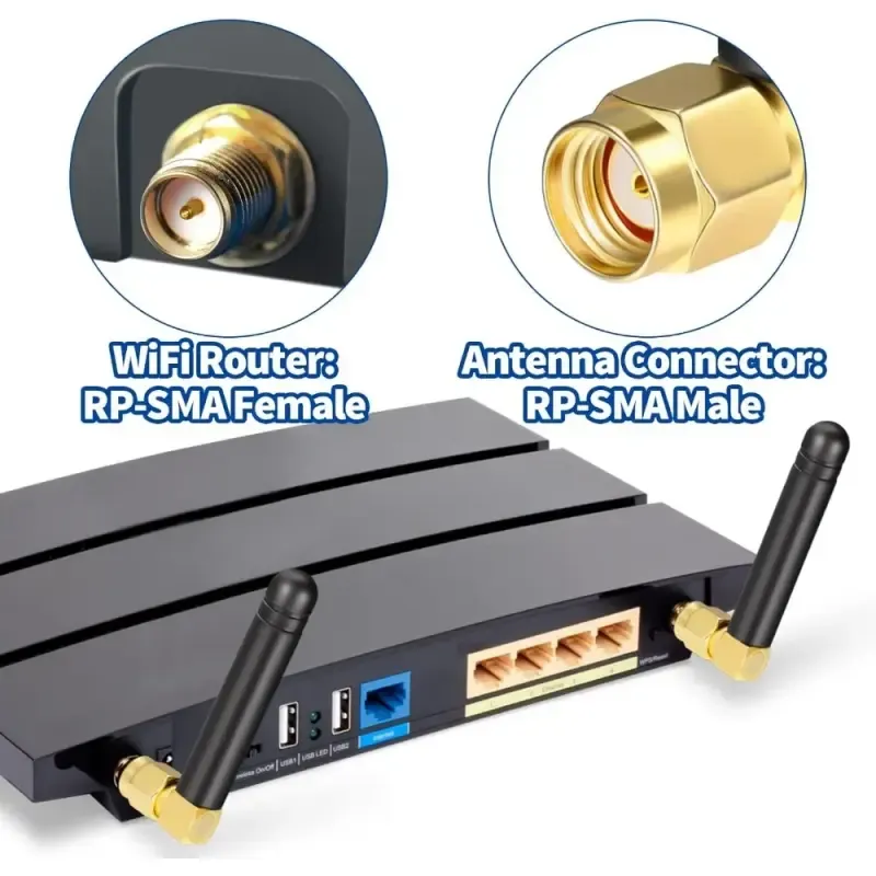 Schematic diagram of antenna connection on a consumer Wi-Fi router Schematic diagram of antenna connection on a consumer Wi-Fi router