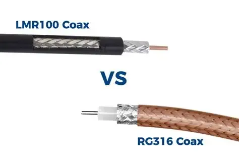 Comparison and application scenario diagram of RG316 vs. LMR100 coaxial cable Comparison and application scenario diagram of RG316 vs. LMR100 coaxial cable