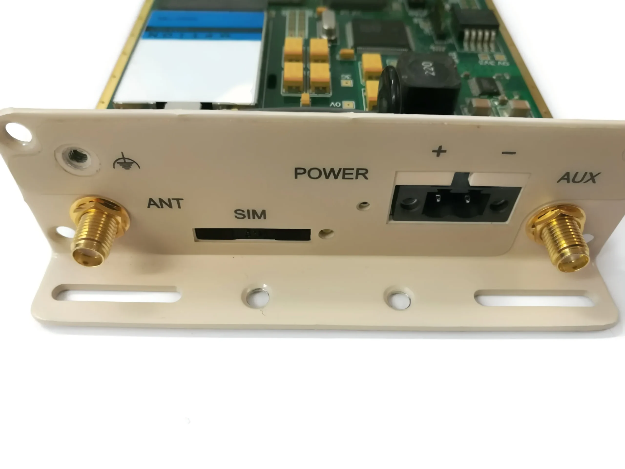 A contrast image showing an antenna getting design attention vs. a coiled SMA antenna cable in the background, symbolizing its often overlooked role.