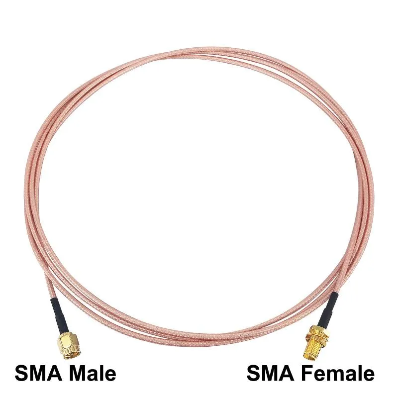 SMA Male to SMA Female coaxial cable assembly. SMA Male to SMA Female coaxial cable assembly.