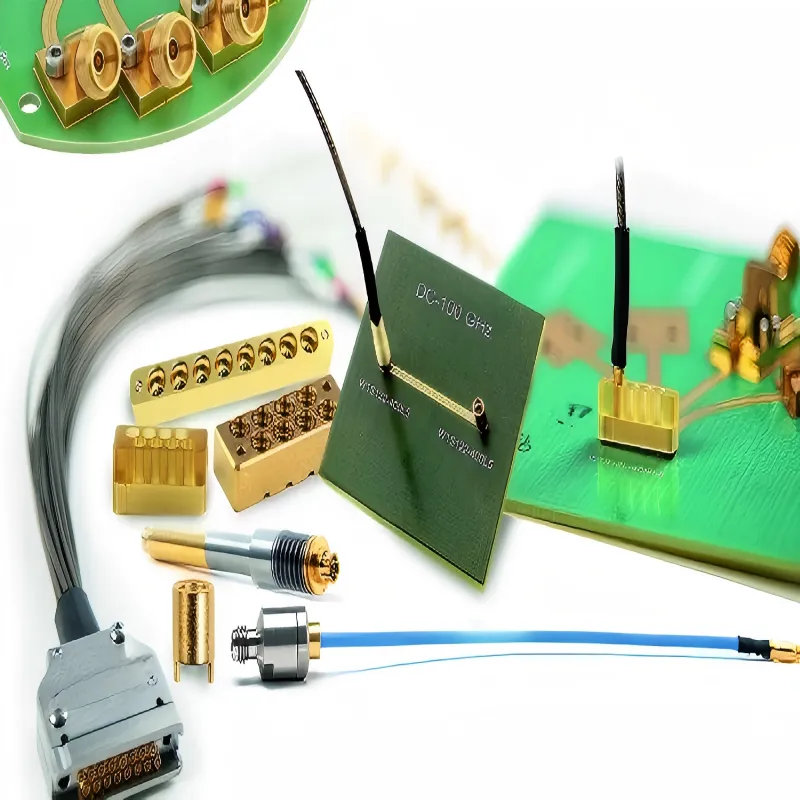 Illustration of MCX connector applications in compact RF modules (e.g., GPS, cellular modems). Illustration of MCX connector applications in compact RF modules (e.g., GPS, cellular modems).