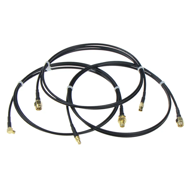 Flexible MCX to SMA cable assembly with coaxial cable Flexible MCX to SMA cable assembly with coaxial cable