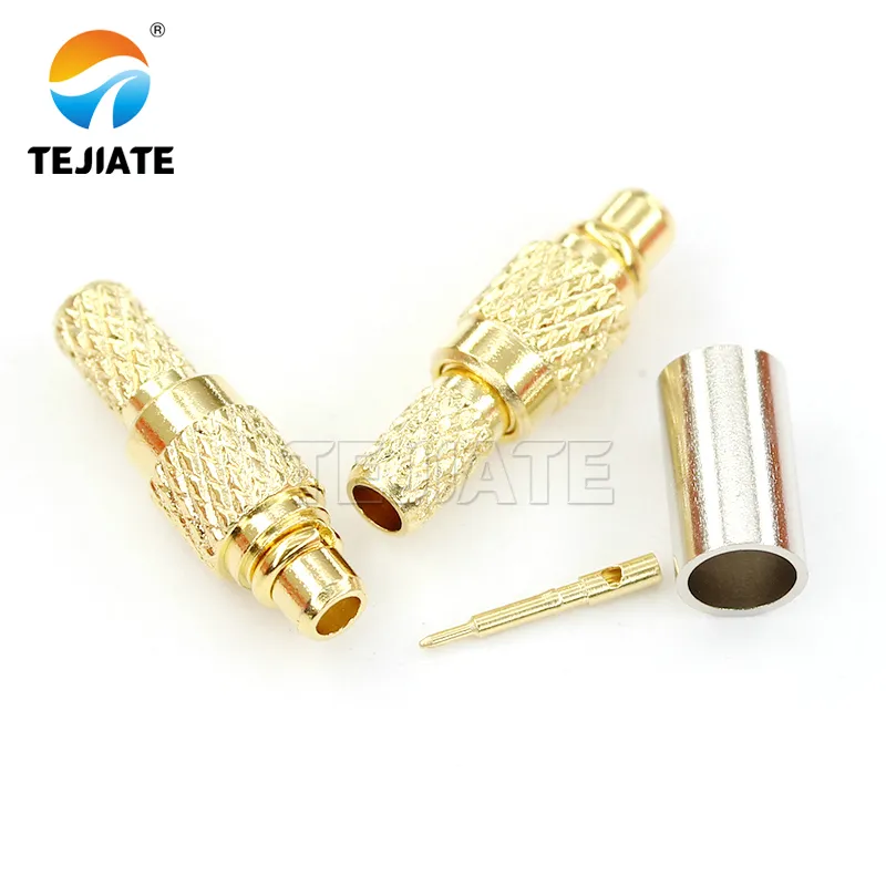 An illustration of an MMCX connector, showing its extremely compact size and snap interface, serving as another miniaturized connection solution for comparison with SMP. An illustration of an MMCX connector, showing its extremely compact size and snap interface, serving as another miniaturized connection solution for comparison with SMP.