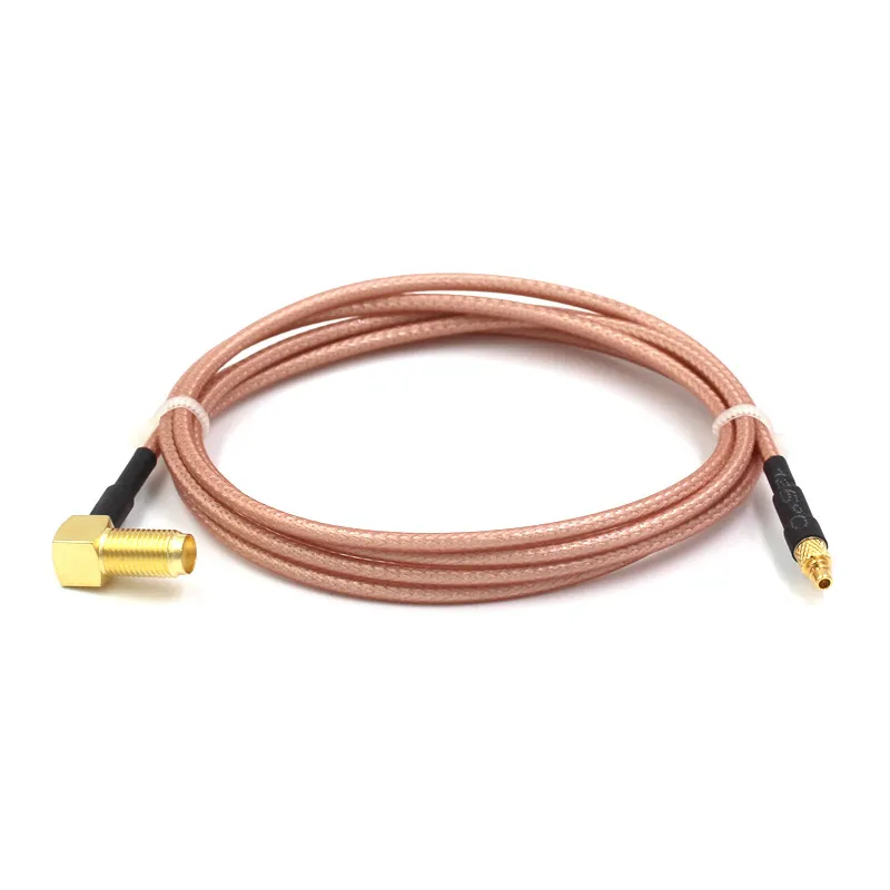 MMCX to SMA connector assembly with attached cable MMCX to SMA connector assembly with attached cable