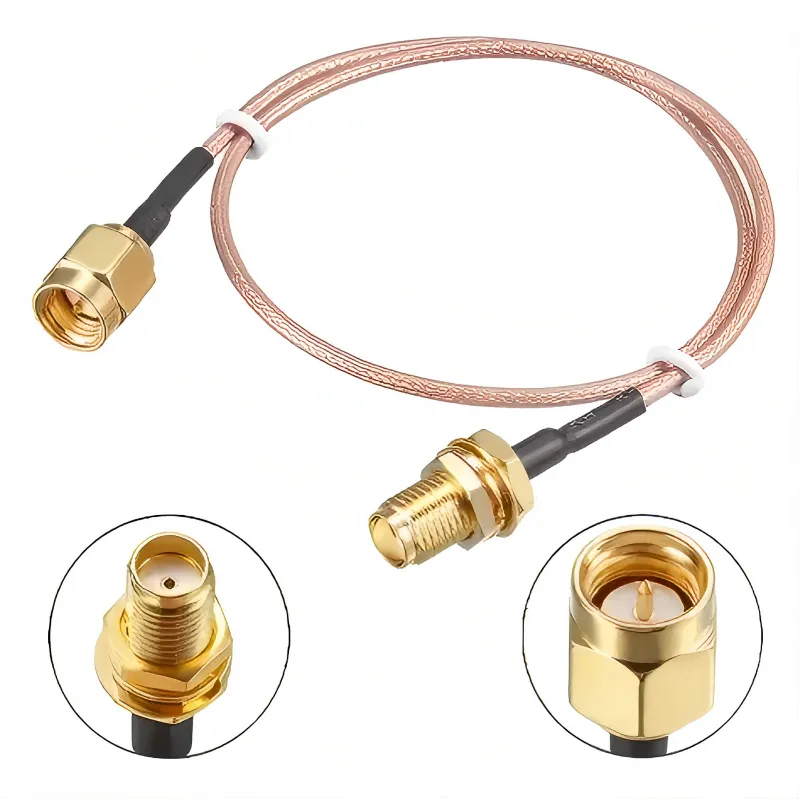 Comparison of RG316 SMA RF cable and a thicker alternative Comparison of RG316 SMA RF cable and a thicker alternative