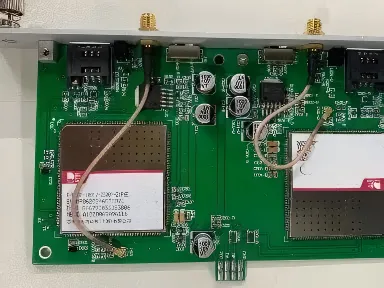 Close-up of RG316 coaxial cable showing its construction or a completed assembly Close-up of RG316 coaxial cable showing its construction or a completed assembly