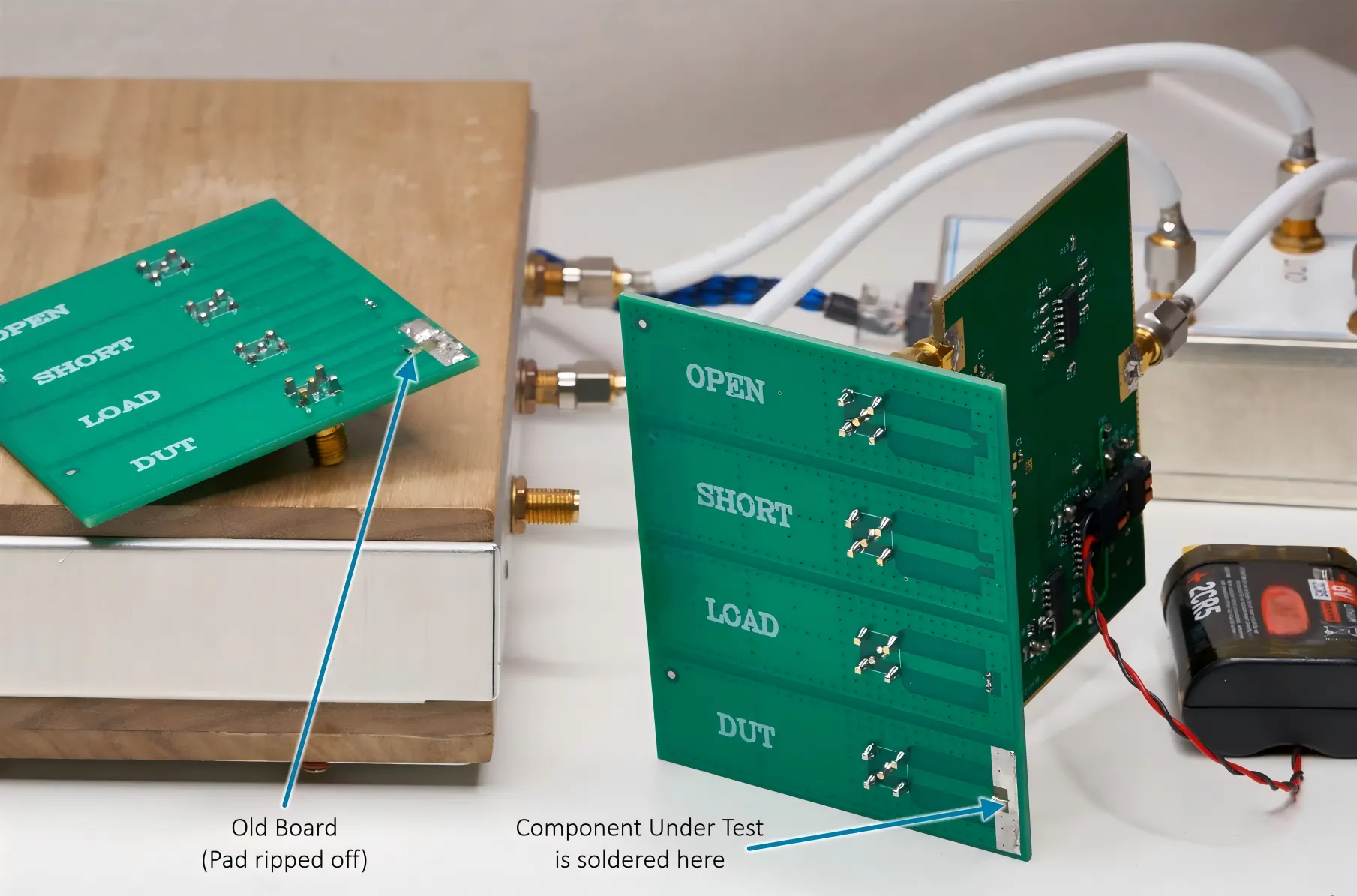 Physical overview of a typical SMA to BNC coaxial cable assembly Physical overview of a typical SMA to BNC coaxial cable assembly
