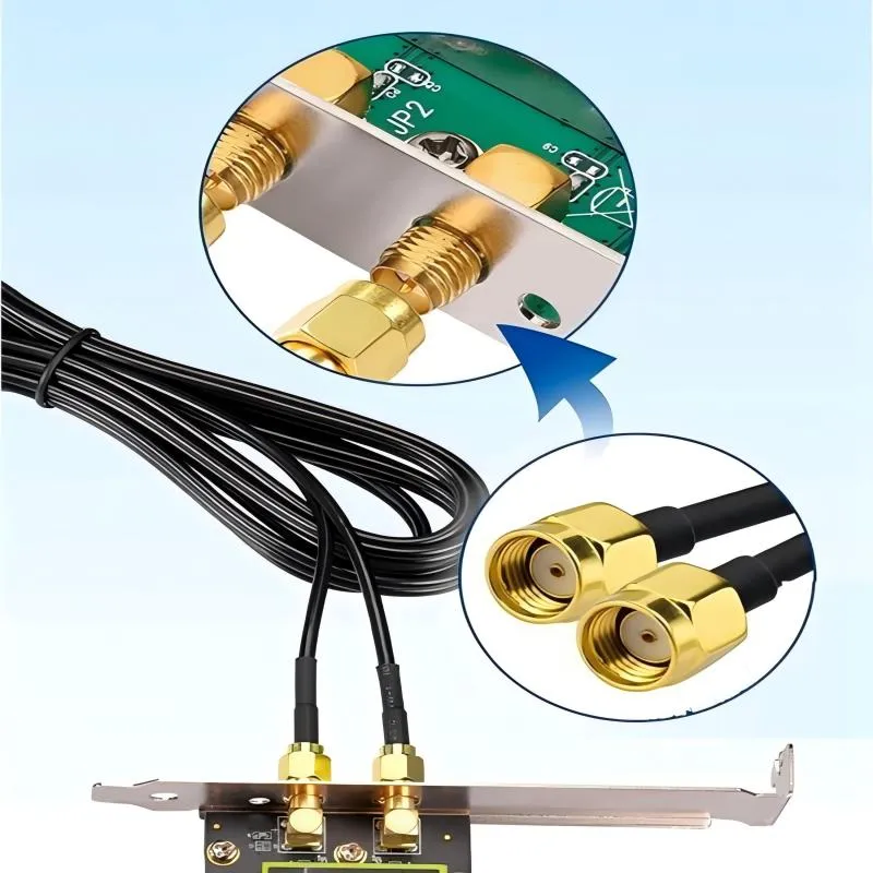 Diagram showing SMA coaxial cable integrated into an RF signal chain Diagram showing SMA coaxial cable integrated into an RF signal chain