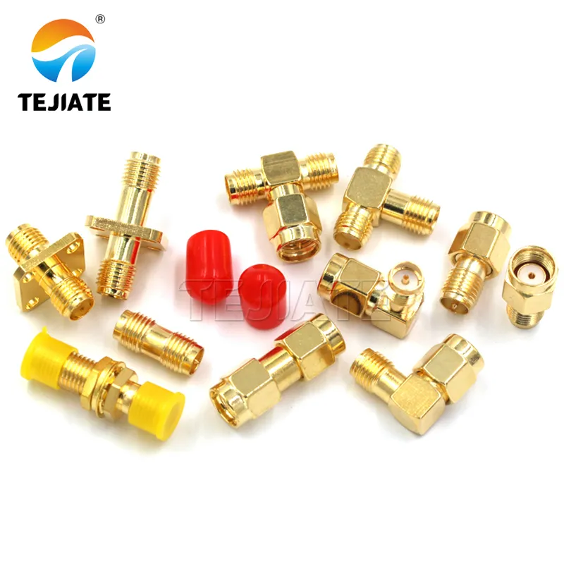 Various rigid SMA adapters (male-female, right-angle, bulkhead) Various rigid SMA adapters (male-female, right-angle, bulkhead)