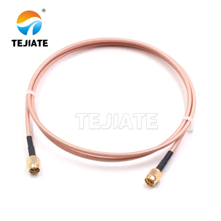 SMA to SMA jumper cable made with RG316 coaxial cable SMA to SMA jumper cable made with RG316 coaxial cable