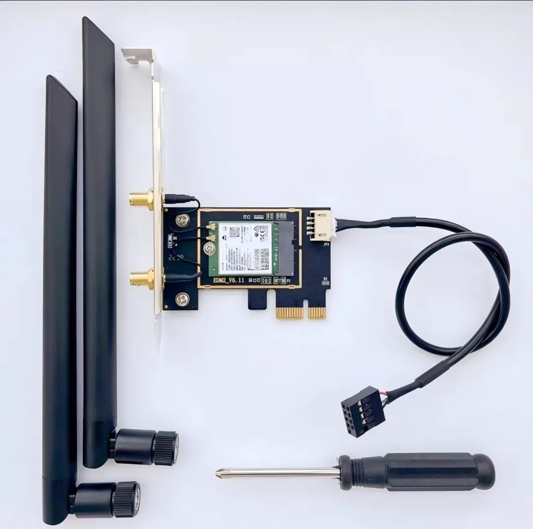 Detailed block diagram of an RF signal path: module → board connector → adapter cable → panel connector → antenna Detailed block diagram of an RF signal path: module → board connector → adapter cable → panel connector → antenna