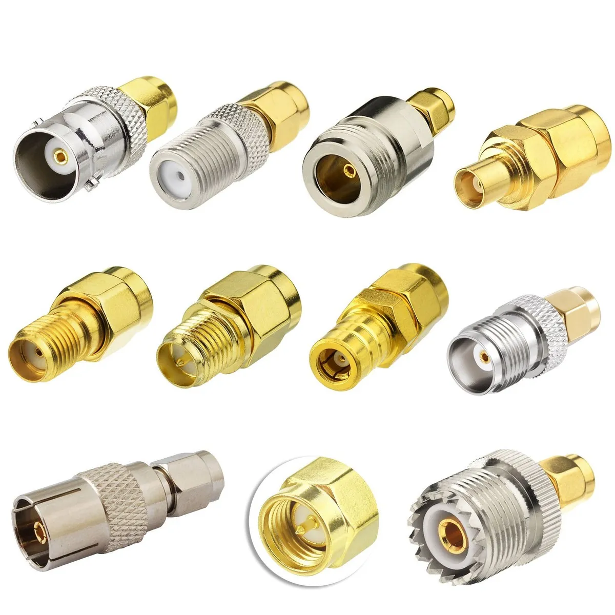Table or diagram showing common applications of SMA adapter cables: module to panel, radio to analyzer, internal jumper, and DUT to equipment Table or diagram showing common applications of SMA adapter cables: module to panel, radio to analyzer, internal jumper, and DUT to equipment