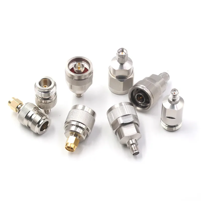 Rigid SMA to N adapter with male SMA and female N connectors Rigid SMA to N adapter with male SMA and female N connectors
