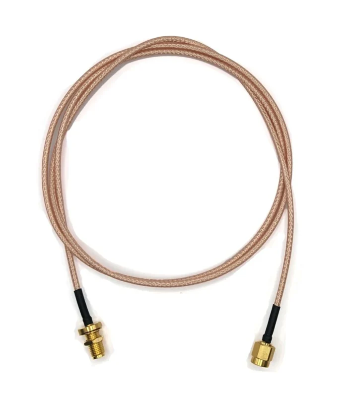 Flexible SMA RF coaxial cable assembly with male and female connectors Flexible SMA RF coaxial cable assembly with male and female connectors