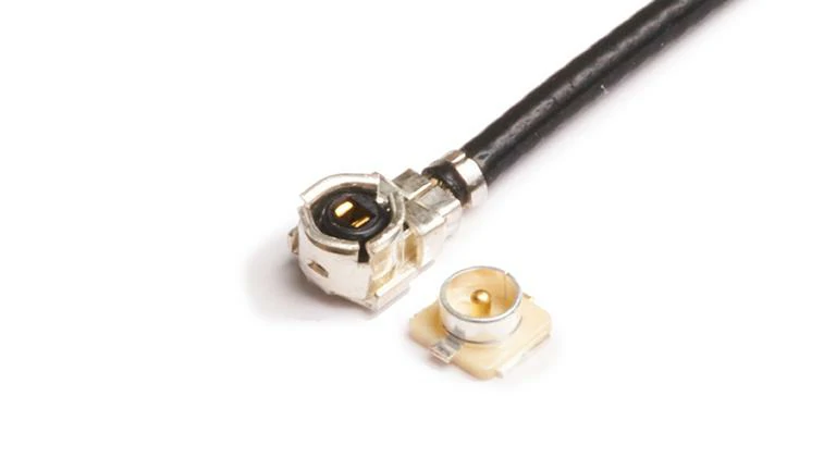 IPEX cable plug and PCB socket for miniature RF connection IPEX cable plug and PCB socket for miniature RF connection