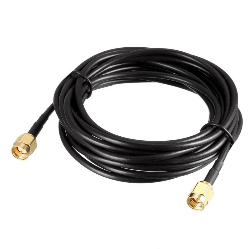 Long SMA male to SMA male coaxial cable for antenna extension Long SMA male to SMA male coaxial cable for antenna extension