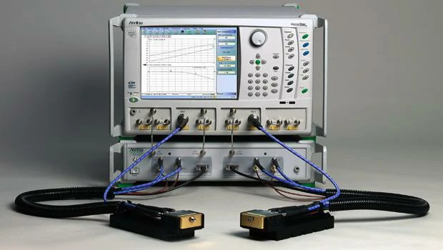 Micro coax cable assemblies connected to RF test equipment for signal performance measurement Micro coax cable assemblies connected to RF test equipment for signal performance measurement