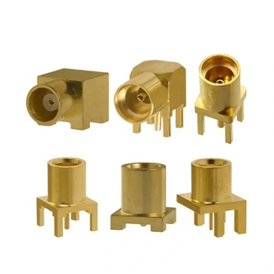 MMCX PCB mount connector configurations for compact RF modules MMCX PCB mount connector configurations for compact RF modules