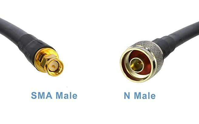 SMA male to N male RF coaxial cable connector comparison SMA male to N male RF coaxial cable connector comparison