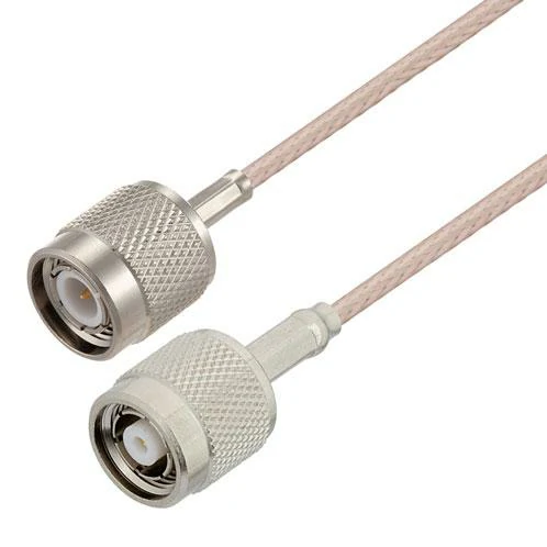 TNC coaxial cable assembly with two threaded male connectors TNC coaxial cable assembly with two threaded male connectors