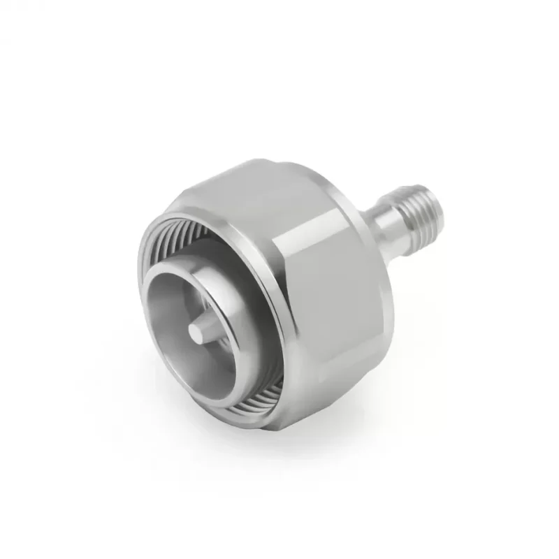 Straight 4.3-10 male to SMA female RF adapter for infrastructure and test equipment Straight 4.3-10 male to SMA female RF adapter for infrastructure and test equipment