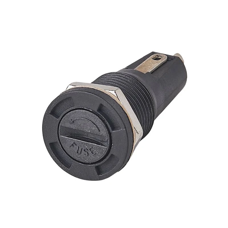 5x20mm cartridge fuse panel mount holder with screw cap design 5x20mm cartridge fuse panel mount holder with screw cap design