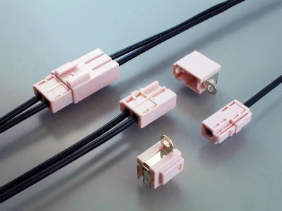 Automotive antenna coax connectors with cable and PCB mounting options Title: Automotive Antenna Coax Connector System Automotive antenna coax connectors with cable and PCB mounting options Title: Automotive Antenna Coax Connector System