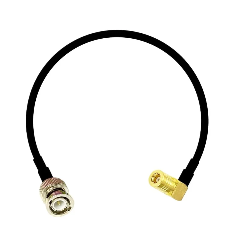 BNC to right angle SMB coaxial cable assembly BNC to right angle SMB coaxial cable assembly