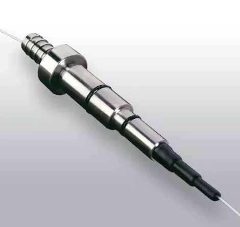 Metal cable-terminated bulkhead feedthrough assembly with cable connections on both sides Metal cable-terminated bulkhead feedthrough assembly with cable connections on both sides