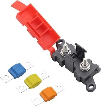 MIDI fuse holder with protective cover for automotive high current circuit protection MIDI fuse holder with protective cover for automotive high current circuit protection