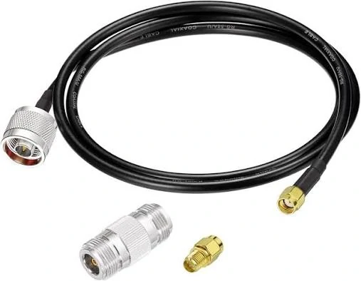 N male to SMA male RF coax cable with coaxial connector adapters N male to SMA male RF coax cable with coaxial connector adapters