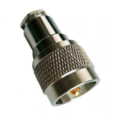 N male to UHF female adapter for connecting N-type equipment to a PL-259 cable N male to UHF female adapter for connecting N-type equipment to a PL-259 cable