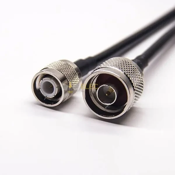 N-Type to RP-SMA coax cable assembly with threaded RF connectors N-Type to RP-SMA coax cable assembly with threaded RF connectors