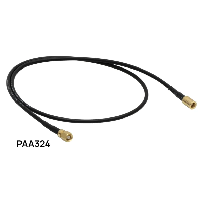 PAA324 straight SMB female to SMC female RG174 coaxial cable PAA324 straight SMB female to SMC female RG174 coaxial cable