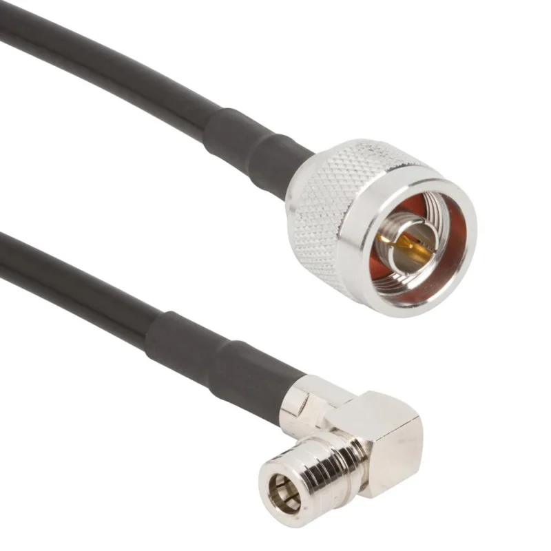QMA to N Type coaxial cable assembly with right angle QMA connector QMA to N Type coaxial cable assembly with right angle QMA connector