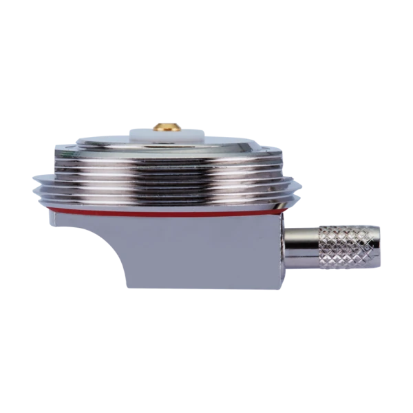 Right-angle NMO antenna mount for vehicle roof installation Right-angle NMO antenna mount for vehicle roof installation