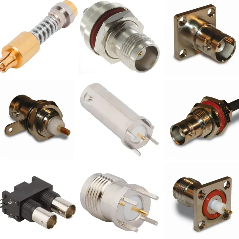 RF connector interface options for dummy loads including SMA, BNC, N type and TNC connectors RF connector interface options for dummy loads including SMA, BNC, N type and TNC connectors