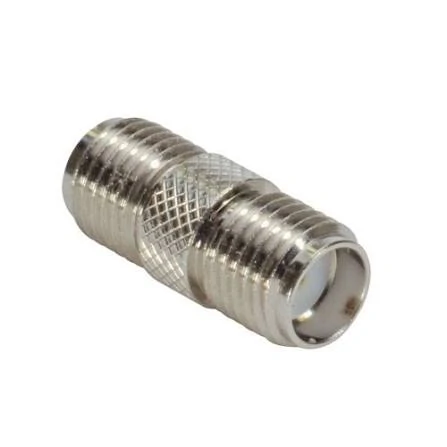 SMA female to female adapter used in an RF adapter stack SMA female to female adapter used in an RF adapter stack