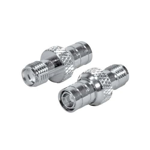 Threaded SMA and snap-on RF coaxial adapter interfaces for connector identification Threaded SMA and snap-on RF coaxial adapter interfaces for connector identification