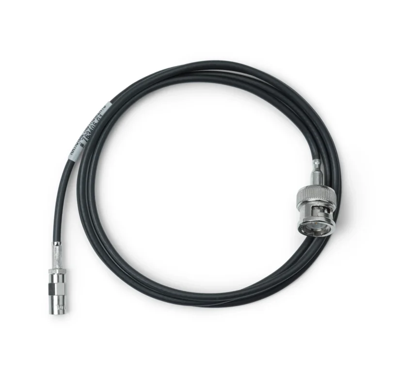 SMB to BNC coax cable assembly with black RF cable SMB to BNC coax cable assembly with black RF cable
