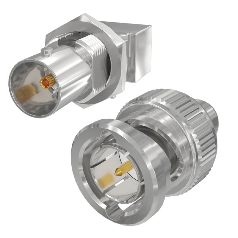 BNC RF adapter connector for laboratory instruments and coaxial cable signal connection BNC RF adapter connector for laboratory instruments and coaxial cable signal connection