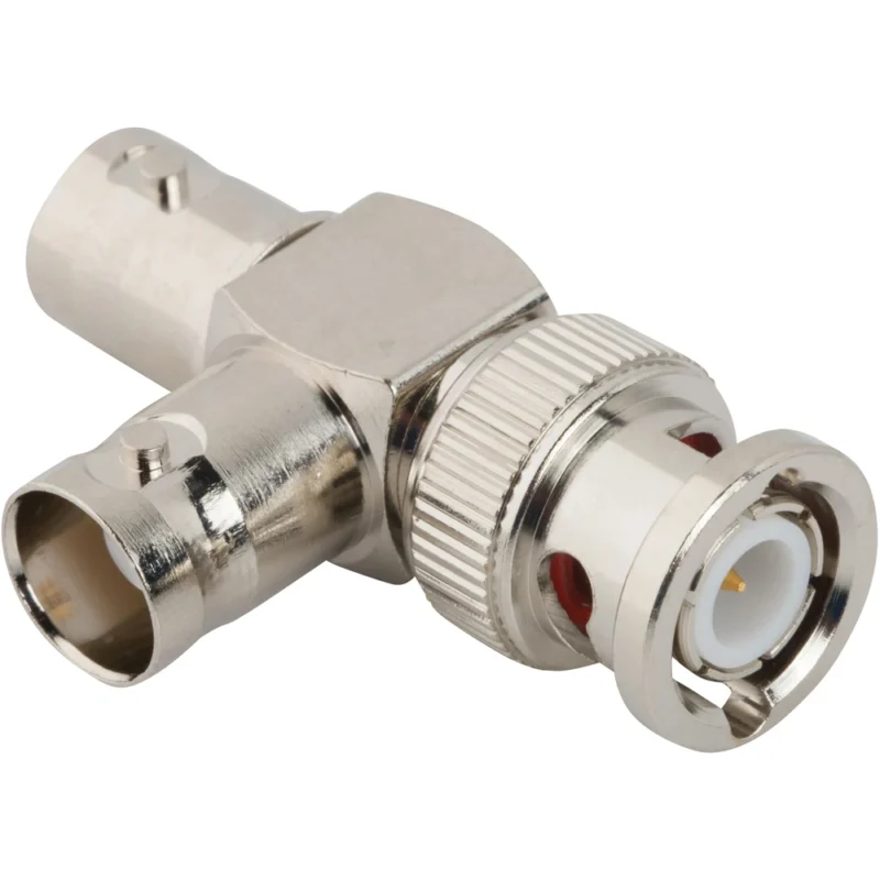BNC T adapter RF connector for coaxial signal conversion BNC T adapter RF connector for coaxial signal conversion