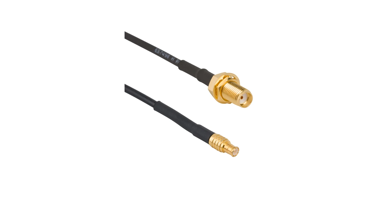 BNC to SMA cable assembly for RF signal connection applications BNC to SMA cable assembly for RF signal connection applications